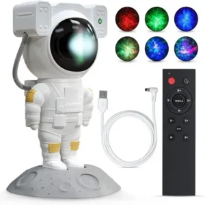 Astronaut Galaxy Projector – Remote-Controlled Starry Night Light