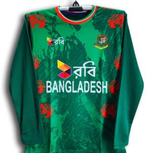 Bangladesh Full Sleeve Cricket Jersey For Men - Robi Bangladesh Jersey For Men - Bangladesh Cricket Jersey 2024
