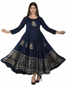 New Exclusive Gown 1piece long kurti For Stylish Women Girls